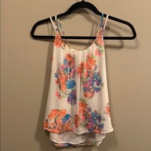 NWT AliceBlue floral tank.